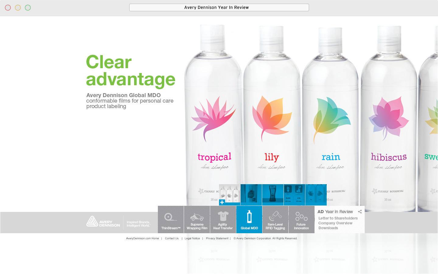 Avery Dennison 2011 Online Year In Review Global MDO